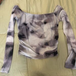 Tie-Dye Off-Shoulder Top